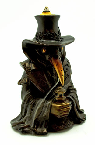 Plague Doctor Back Flow Incense Burner